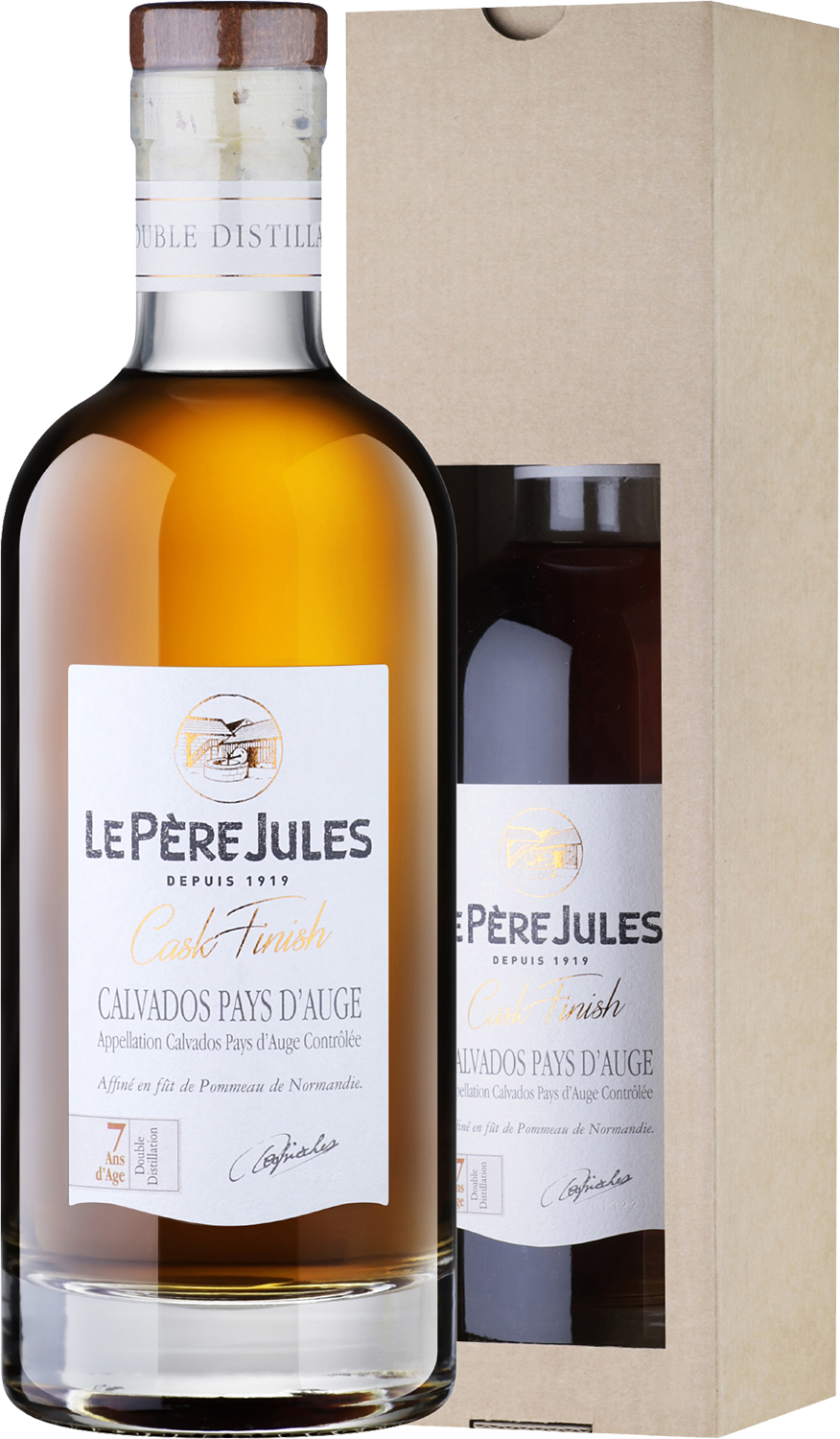 Кальвадос Le Pere Jules Cask Finish Pays d'Auge AOC 7 y.o. (gift box) Le Pere Jules Cask Finish Pays d'Auge AOC 7 y.o. (gift box)