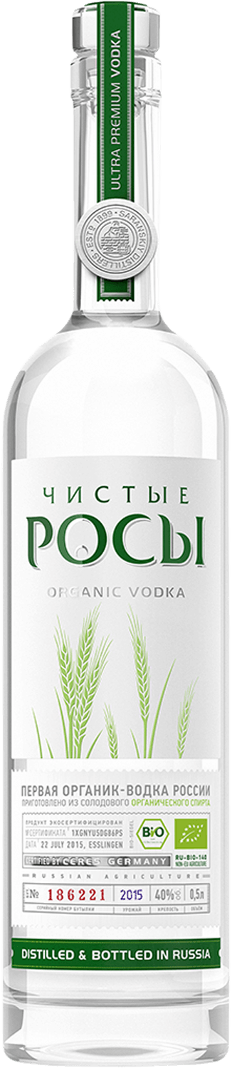 Водка Чистые Росы 0.5 л