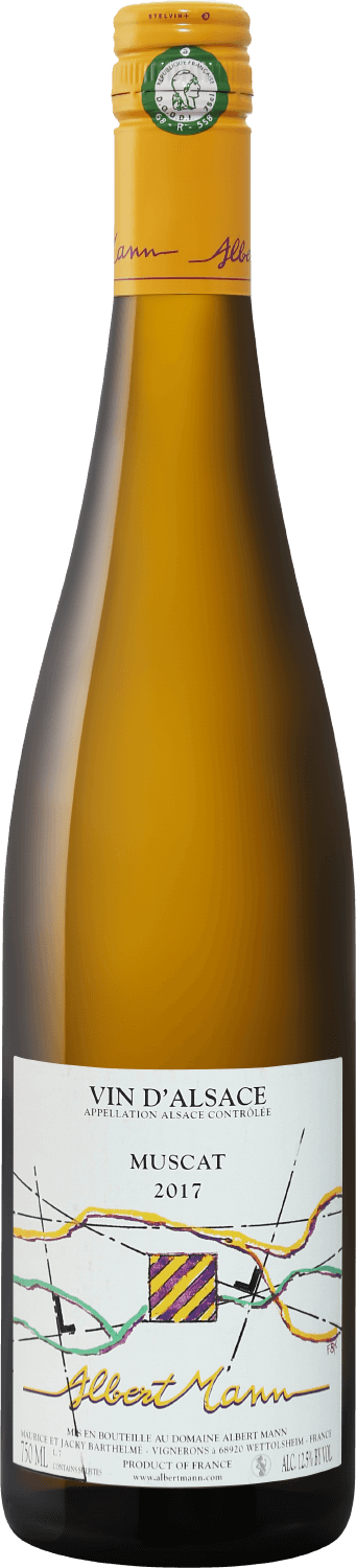 Мускат Эльзас AOC Домен Альберт Манн 2019 0.75 л