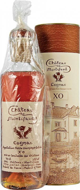 Шато де Монтифо Пти Шампань Коньяк XO Миллениум в подарочной упаковке 0.7 л