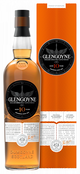 Glengoyne Highland Single Malt Scotch Whisky 10 y.o. (gift box), 0.7 л в Санкт-Петербурге