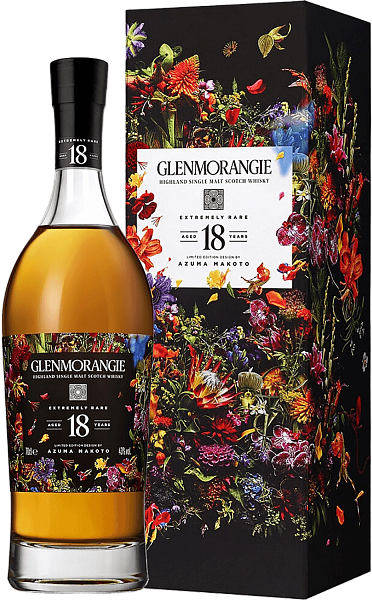 Glenmorangie Extremely Rare 18 y.o. Limited Edition Design by Azuma Makoto single malt scotch whisky (gift box), 0.7л