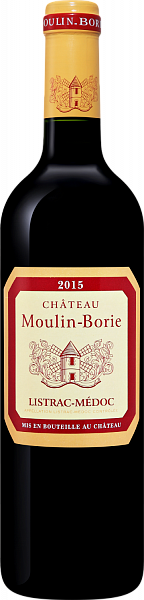 Вино Chateau Moulin-Borie Listrac-Medoc AOC, 0.75 л