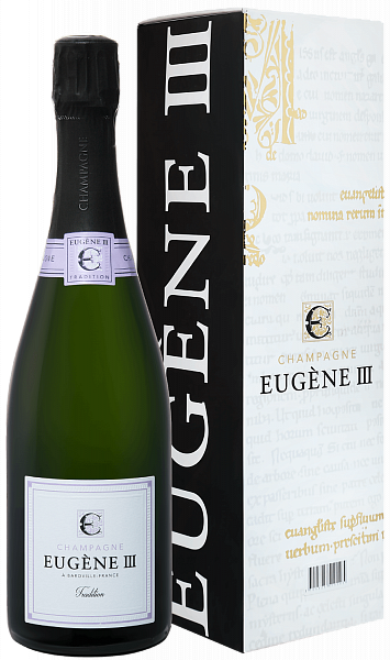 Eugene III Tradition Brut Champagne АOC Coopérative Vinicole de la Région de Baroville (gift box), 0.75л