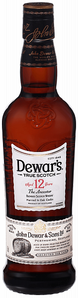 Dewar's Special Reserve 12 y.o. Blended Scotch Whiskey , 0.5л