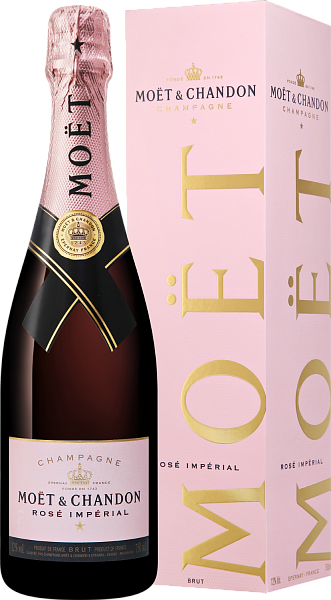 Moet & Chandon Imperial Brut Rose Champagne AOC (gift box), 0.75 л в Санкт-Петербурге