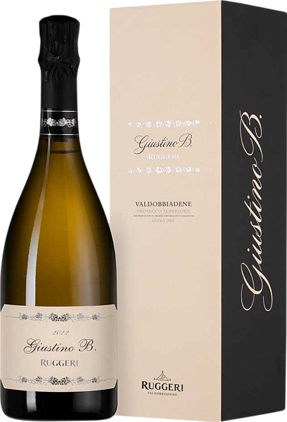Giustino B. Prosecco Valdobbiadene Superiore DOCG Ruggeri (gift box), 0.75 л в Санкт-Петербурге