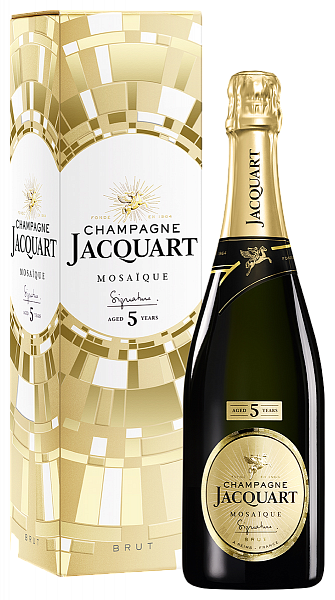Игристое вино Jacquart Mosaique Signature Champagne AOC (gift box), 0.75 л
