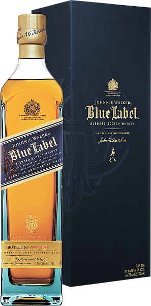 Johnnie Walker Blue Label Blended Scotch Whisky (Подарочная упаковка), 0.75 л в Санкт-Петербурге
