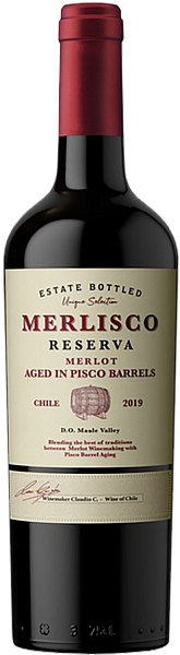 Merlisco Reserva Central Valley DO Bodegas y Vinedos de Aguirre, 0.75 л в Санкт-Петербурге