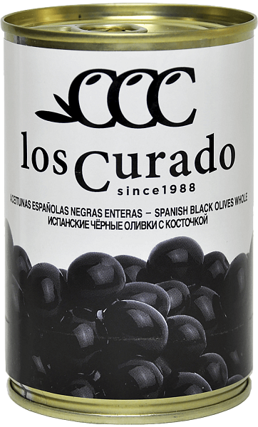 Black olives whole Los Curado, 0.3л