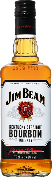 Jim Beam Kentucky Straight Bourbon Whiskey, 0.75 л в Санкт-Петербурге