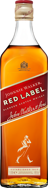 Johnnie Walker Red Label Blended Scotch Whisky, 1 л в Санкт-Петербурге