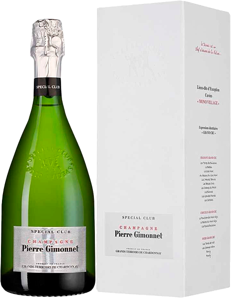 Pierre Gimonnet & Fils Special Club Grands Terroirs de Chardonnay Extra Brut Champagne AOC (gift box), 0.75 л в Санкт-Петербурге