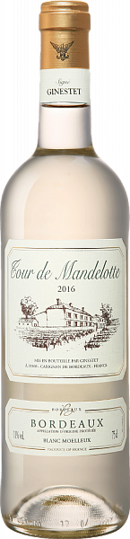 Tour de Mandelotte Bordeaux AOC Ginestet, 0.75 л в Санкт-Петербурге