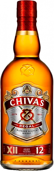 Chivas Regal 12 y.o. blended scotch whisky , 0.7 л