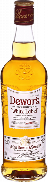 Dewar's White Label Blended Scotch Whisky, 0.5л