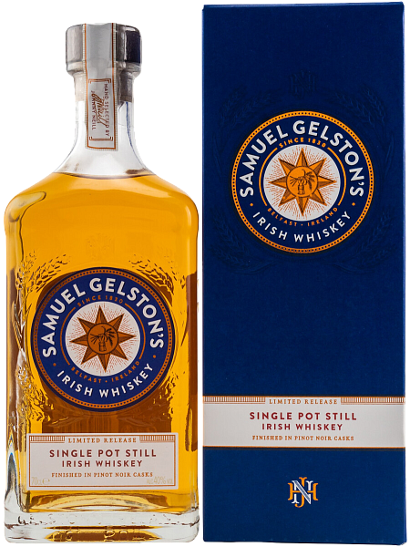 Gelston's Single Pot Still Pinot Noir Cask Finish Blended Irish Whisky (gift box), 0.7 л в Санкт-Петербурге