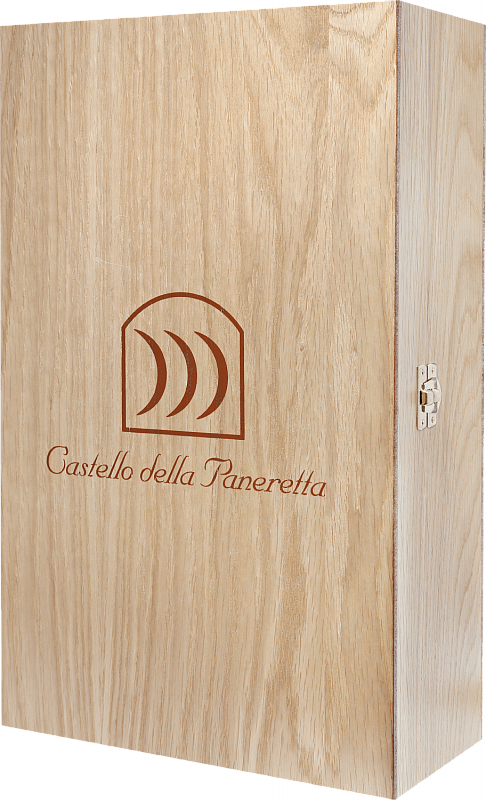 Castello della Paneretta подарочная упаковка из дуба под 2 бутылки