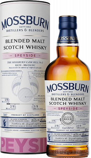 Mossburn Signature Casks Speyside Blended Malt Scotch Whisky (gift box), 0.7 л в Санкт-Петербурге
