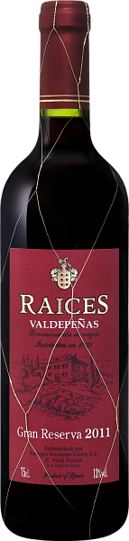 Raices Gran Reserva Valdepenas DO Bodegas Fernando Castro, 0.75 л в Санкт-Петербурге