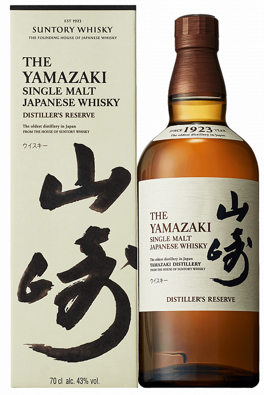 Сантори Ямазаки Дистиллерс Резерв односолодовый японский виски в подарочной упаковке 0.7 л