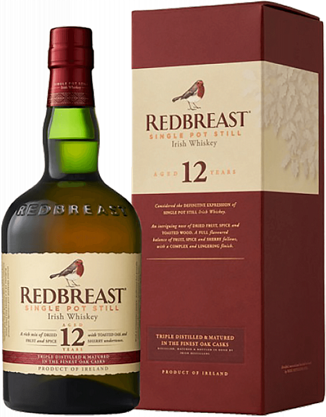 Redbreast Blended Irish Whiskey 12 y.o. (gift box), 0.7л