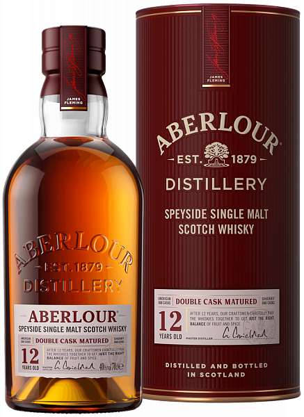 Aberlour Double Cask Matured Highland Single Malt Scotch Whisky 12  y.o. (gift box), 0.7 л в Санкт-Петербурге