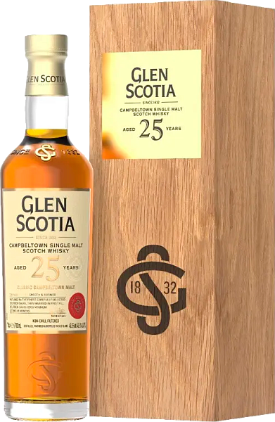 Glen Scotia Campbeltown 25 y.o. Single Malt Scotch Whisky (Подарочная упаковка), 0.7 л в Санкт-Петербурге