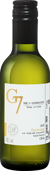 G7 Chardonnay Loncomilla Valley DO Viña del Pedregal, 0.187 л в Санкт-Петербурге