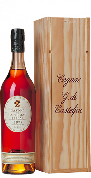 Gaston de Casteljac 1979 Grande Champagne (in wooden box), 0.7 л