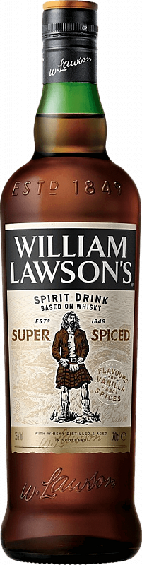 Уильям Лоусонс Супер Пряный спиртной напиток на основе виски 0.7 л