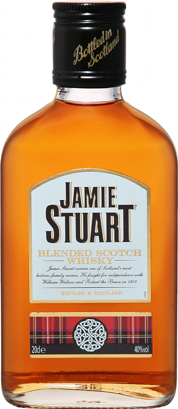 Джэми Стюарт 3 Года купажированный виски 0.2 л