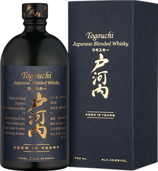 Togouchi 15 Years Old Blended Japanese Whisky (Подарочная упаковка), 0.7 л в Санкт-Петербурге