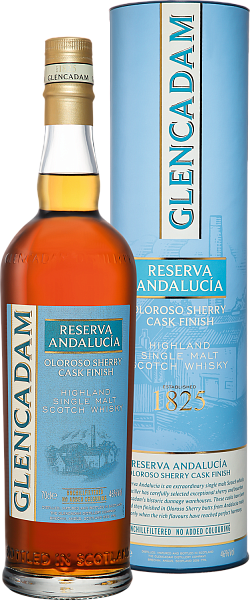 Glencadam Reserva Andalucia Oloroso Sherry Cask Finish Highland Single Malt Scotch Whisky (gift box), 0.7 л в Санкт-Петербурге