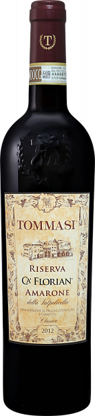 Вино Ca’ Florian Amarone Della Valpolicella DOCG Classico Riserva Tommasi, 0.75 л