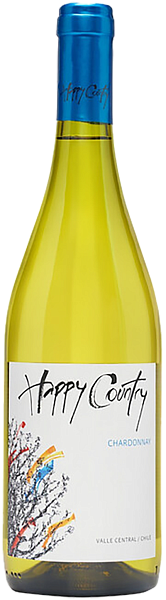 Happy Country Chardonnay Central Valley DO Bodegas y Vinedos de Aguirre, 0.75 л в Санкт-Петербурге