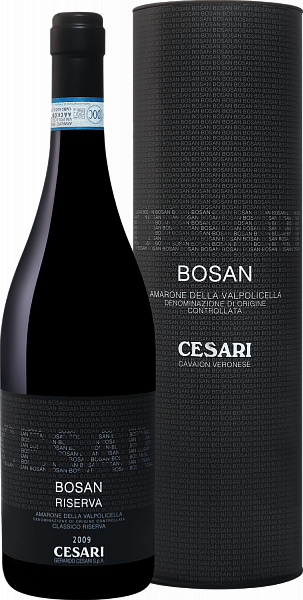 Вино Bosan Amarone Della Valpolicella DOCG Classico Riserva Cesari (gift box), 0.75 л