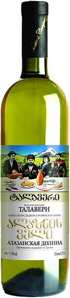 Talaveri Alazanskaya Valley White Vaziani, 0.75 л в Санкт-Петербурге