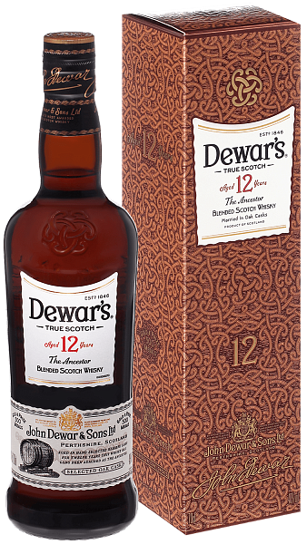 Dewar's Special Reserve 12 y.o. Blended Scotch Whiskey (gift box), 0.7л