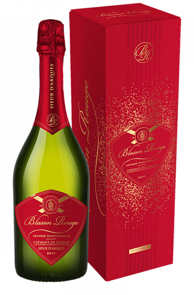 Blason Rouge Brut Cremant de Limoux AOC Sieur d'Arques (gift box), 0.75 л в Санкт-Петербурге